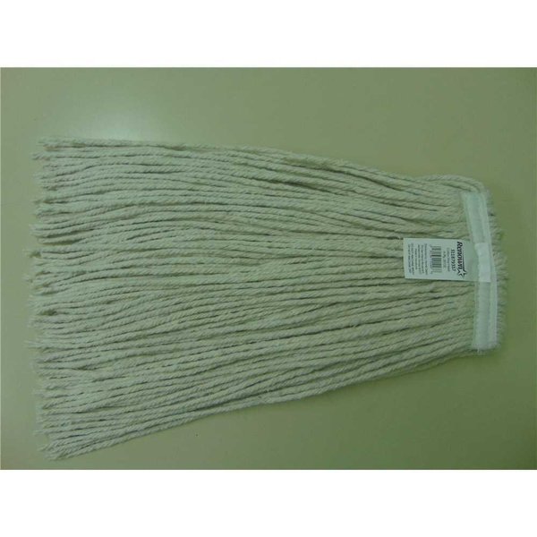 Renown 20 oz. 1 in. 4-Ply Natural Cotton Headband Cut End Mop Head, 6PK CM-20020HP